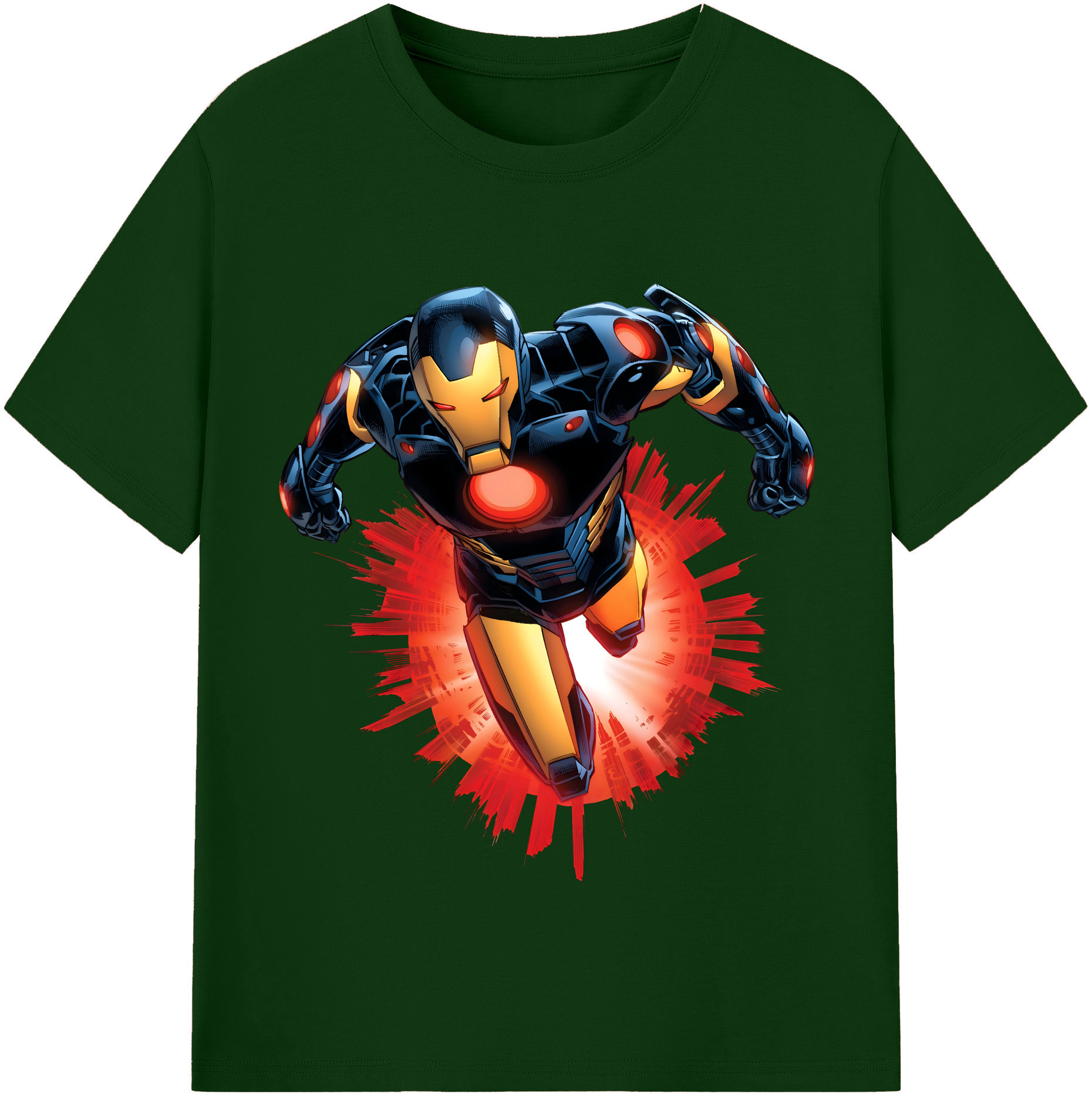 （画像用） アベンジャーズ The Avengers 綿100％半袖Tシャツ（フロントプリント）